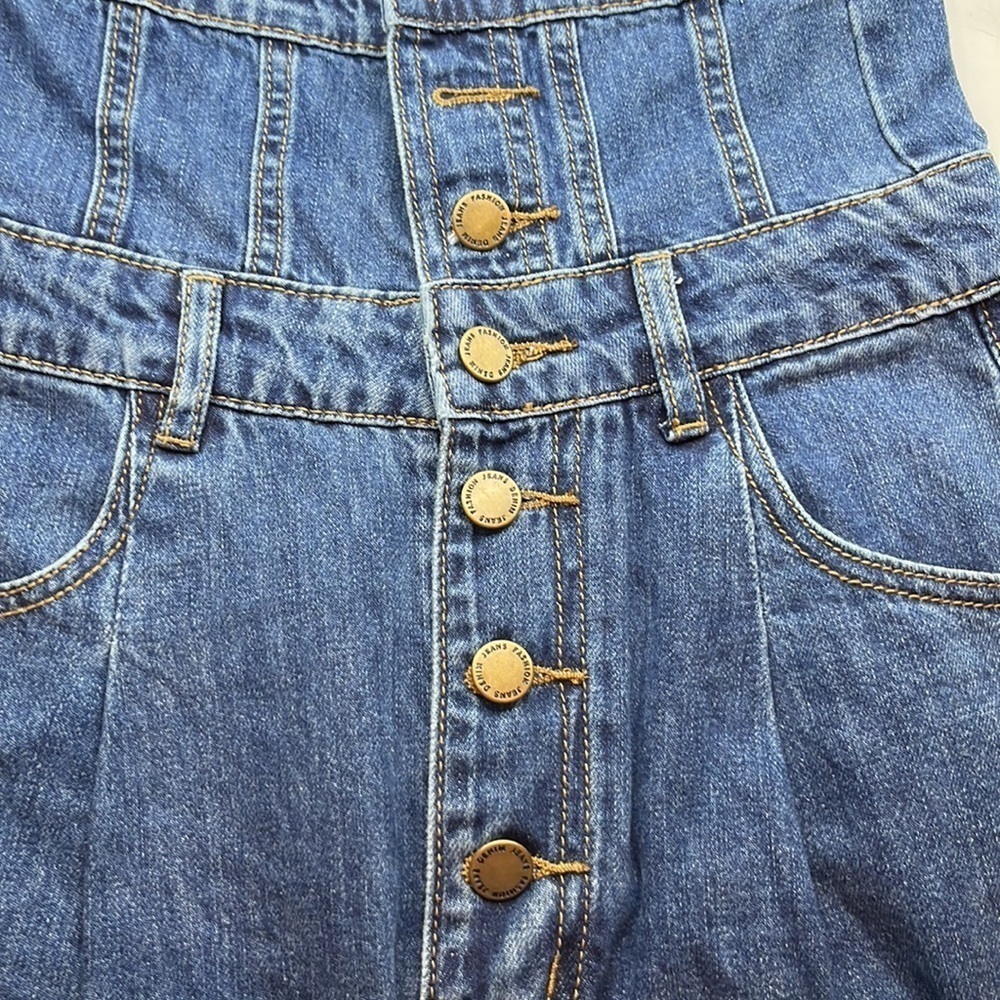 YKK Jeans Wide Leg High Rise NWT Size L - Picture 16 of 16